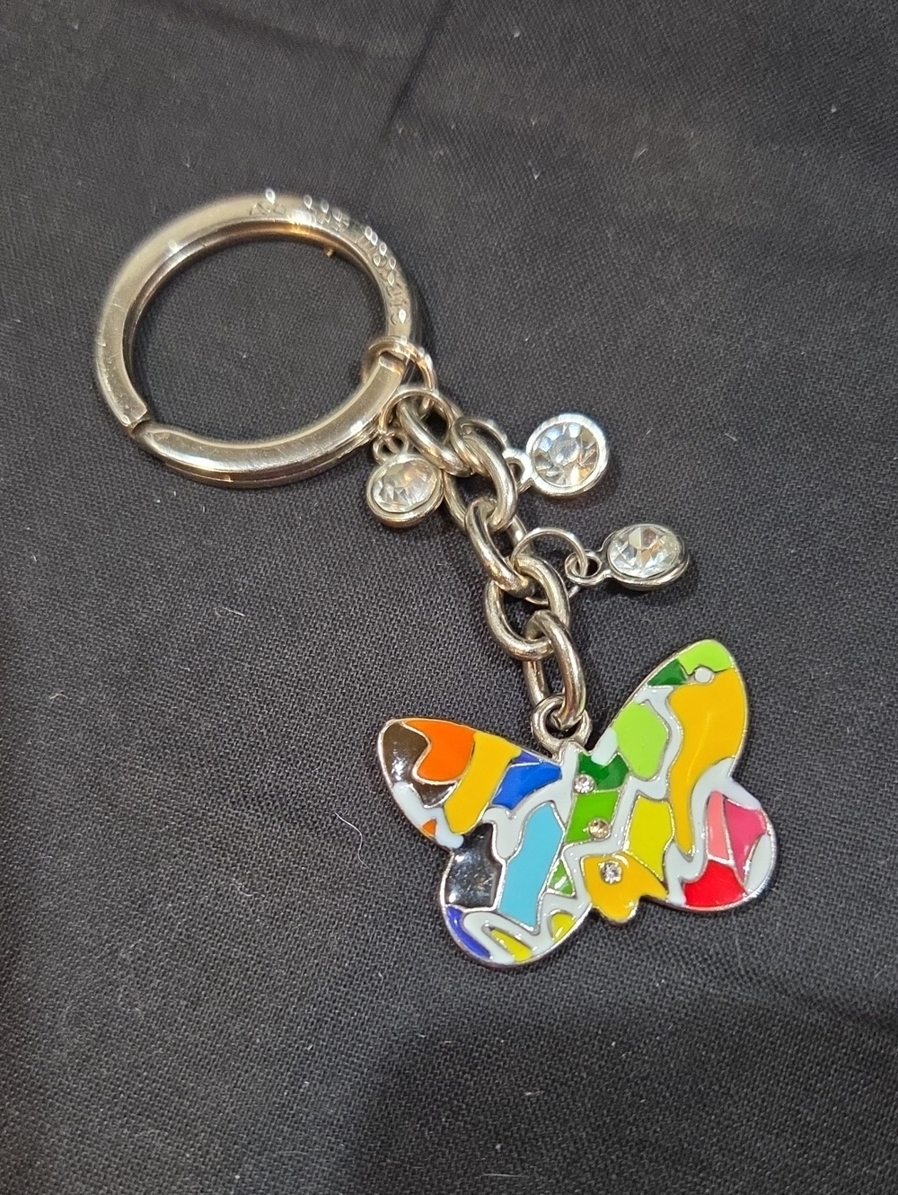 MOSAIC BUTTERFLY KEYCHAIN